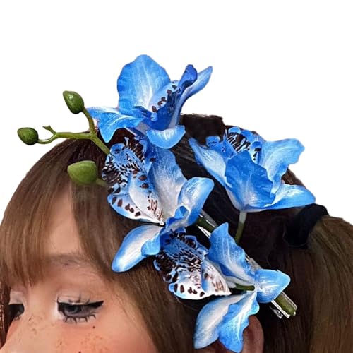 Japonism Lilien, Brautblume, Seitenclip, Haarspange, Prinzessin, süße Mädchen, Pony-Clip, Lilien, Lilien, mehrfarbige Lilien, Blumen-Haarspange von HNsdsvcd