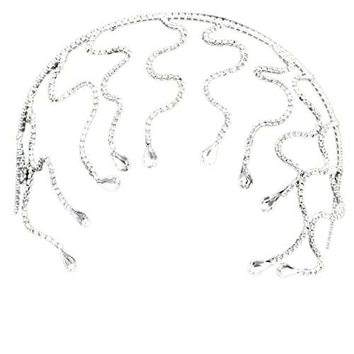 Kristall-Braut-Stirnband für Hochzeit, Medusa, Haarreif, Schlange, Strass, Schlangen-Stirnband, Schlange von HNsdsvcd