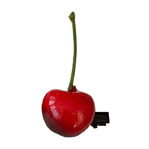 Lustige Obst-Haarspange für Erwachsene, Kinder, Mädchen, Haarnadel, coole Mädchen-Befestigungsclip, praktisches Gadget, Geburtstagsgeschenk, Simulation, Obst-Haar-Accessoire von HNsdsvcd