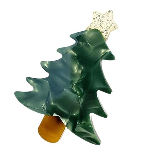 Mädchen-Brosche, Mistelzweig-Clip, Weihnachtsschmuck, Haarnadel, niedlicher Entenschnabel-Clip, Haarnadel, süßer, niedlicher Reversschmuck, Weihnachts-Haarspangen für Kinder von HNsdsvcd