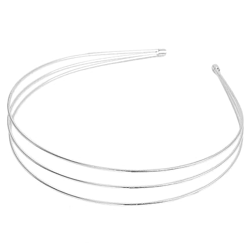 Metall-Stirnbänder mit 2/3-lagigem Draht, für Damen, Hochzeits-Haarband, elastisches Metall-Haarband für Mädchen, Metall-Stirnband, dick von HNsdsvcd