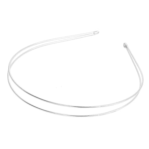 Metall-Stirnbänder mit 2/3-lagigem Draht, für Damen, Hochzeits-Haarband, elastisches Metall-Haarband für Mädchen, Metall-Stirnband, dick von HNsdsvcd