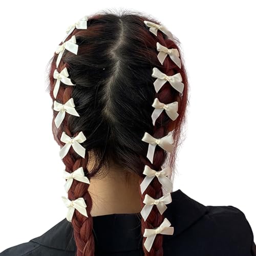 Mini-Haarspangen für Damen und Mädchen, kleine Haarspangen, einfarbig, Haarschmuck, Schleife, Haarspangen, 15 Stück von HNsdsvcd