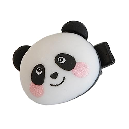 Mini-Panda-Panda-Haargummi, Zubehör, süße lustige Haarnadel, für Damen und Mädchen, flache Clips, Haarnadel, Kopfschmuck, Panda-Haargummi von HNsdsvcd