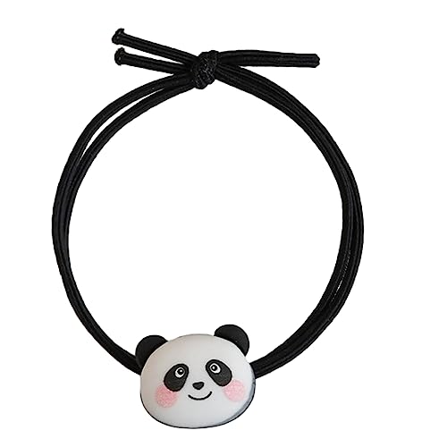 Mini-Panda-Panda-Haargummi, Zubehör, süße lustige Haarnadel, für Damen und Mädchen, flache Clips, Haarnadel, Kopfschmuck, Panda-Haargummi von HNsdsvcd