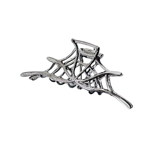 Spiders Web Muster Claw Clip Modisches Haarstyling Werkzeug Für Modische Frisuren Und Halloween Accessoire von HNsdsvcd
