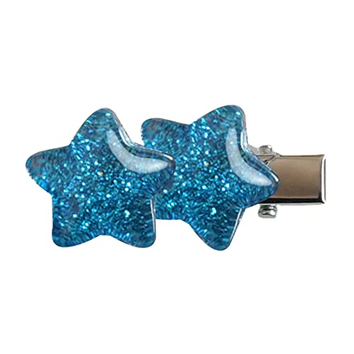 Star Barrettes Y2K Glitzerstern-Haarspange für Mädchen, Stern-Haarnadel, Kinder-Haarspangen, Entenschnabel-Clip, Haarschmuck, Clip, Stern-Haarnadel von HNsdsvcd