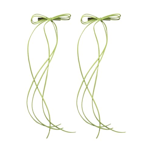Süßer Ballett Haar Bögen Clip Ribbon Bowknot Haarschleife Barrettes Haarclip Weibliche Elegante Haarseile Haarstyling Tool 2pcs von HNsdsvcd