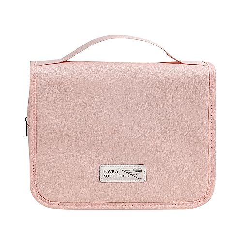 Tragbarer Make-up-Organizer mit Griff, Mehrzweck-Make-up-Tasche für Flexibilität, für Mädchen, Frauen, Geschenk, Badezimmer-Organizer, rose von HNsdsvcd