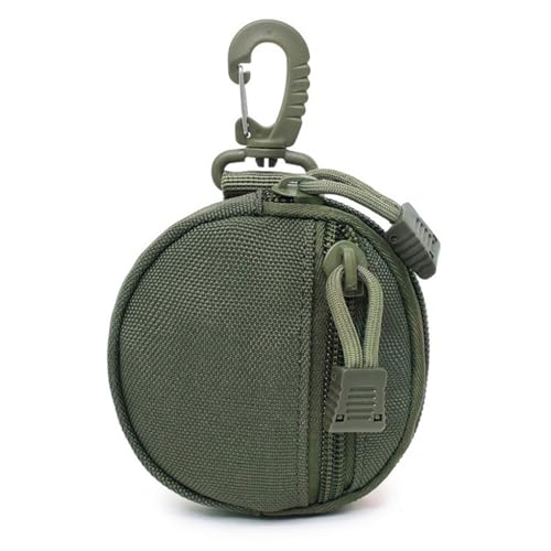 Utility Keychain Pouch Accessories Organizer Pouch Coin Purse Keychain Pocket Credit Card Holder Waist Headset Pack Portable Mini Pouch, armee-grün von HNsdsvcd