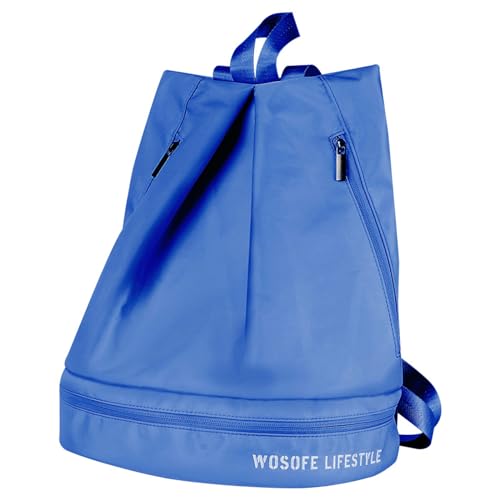 Wasserdichter Golf-Rucksack mit Außenseite für Sport, Urlaub, Fitnessstudio, Tasche, große Golf-Schuhtaschen mit Fächern, Damen-Golftasche, königsblau von HNsdsvcd