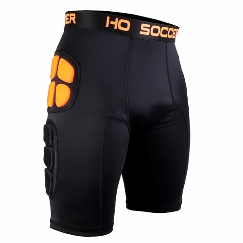 HO Soccer Unisex Impact Shield Sr Torwart-Shorts, Schwarz, XL Slim Corto von HO Soccer