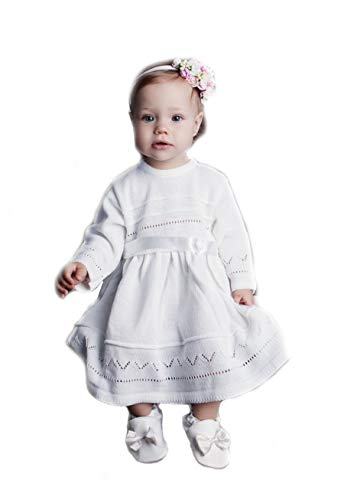 HOBEA-Germany Baby Taufkleid Blumenmädchen Festkleid, Modell: Lena, Größe Kleider:74 von HOBEA-Germany