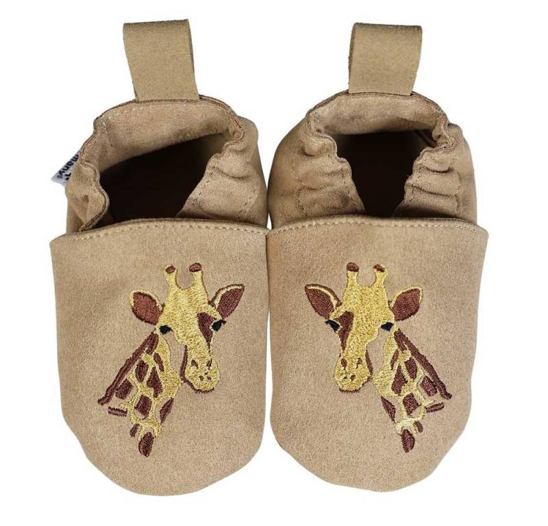 HOBEA-Germany Kinderschuhe RecyStep Giraffe beige 20/21 Krabbelschuh von HOBEA-Germany