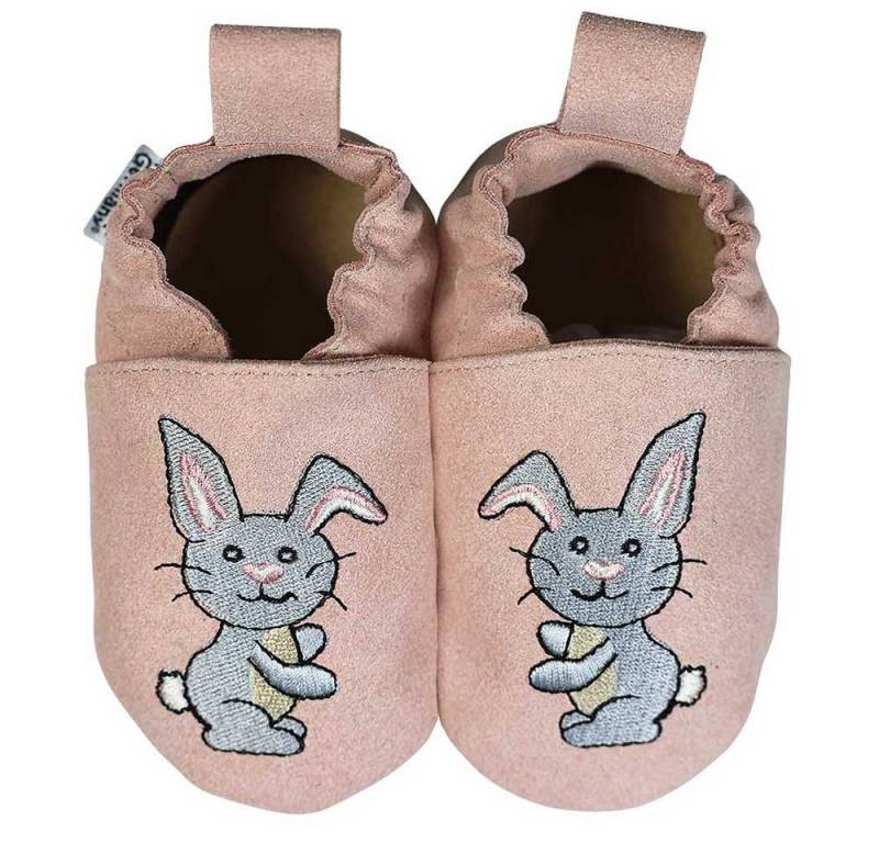 HOBEA-Germany Kinderschuhe RecyStep Hase altrosa 20/21 Krabbelschuh von HOBEA-Germany