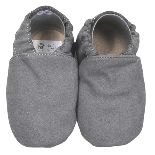 HOBEA-Germany Kinderschuhe RecyStep grau 24/25 (2-2½ Jahre) Gripwalksohle von HOBEA-Germany