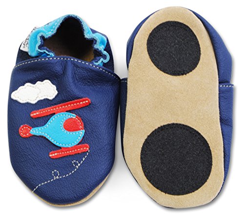 HOBEA-Germany Lauflernschuhe Hubschrauber Hubi 26/27 (2½ - 3 Jahre) Lauflernsohle von HOBEA-Germany
