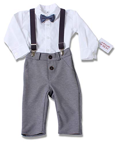 HOBEA-Germany Taufanzug Jungen, Taufkleidung Junge, Anzug Baby Junge für die Taufe für Babys und Kinder Design Jakob, Größe 86 von HOBEA-Germany