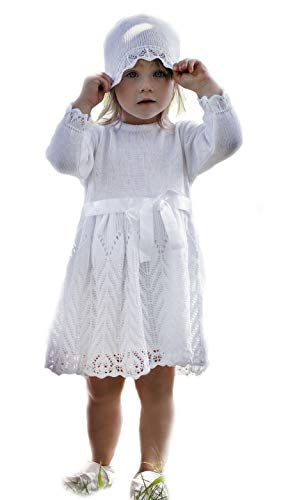 HOBEA-Germany Baby Taufkleid Blumenmädchen Festkleid, Modell: Johanna, Größe Kleider:86 von HOBEA-Germany