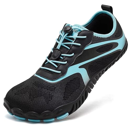 HOBIBEAR Barfußschuhe für Damen Trailrunning für Herren Minimalistische Schnell Trocknend Breite Zehenpartie Schuhe Nullsprengung Atmungsaktive Leichte Wanderschuhe Bequeme Lässige Freien von HOBIBEAR