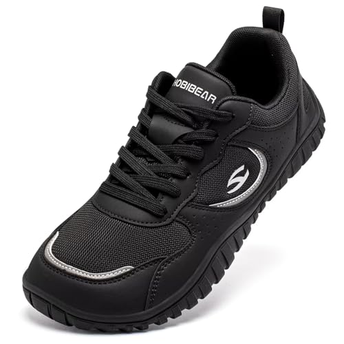 HOBIBEAR Damen Breite Zehenbox Herren Barfuß-Sneaker Trailrunning-Schuhe Nullabsatzsohle Minimalistisch für Outdoor, Fitness, Freizeit, Wandern, Trekking, Reisen, Training, Gehen und Joggen HOBIBEAR Damen Breite Zehenbox Herren Barfuß-Sneaker Trailrunning-Schuhe Nullabsatzsohle Minimalistisch für Outdoor, Fitness, Freizeit, Wandern, Trekking, Reisen, Training, Gehen und Joggen von HOBIBEAR