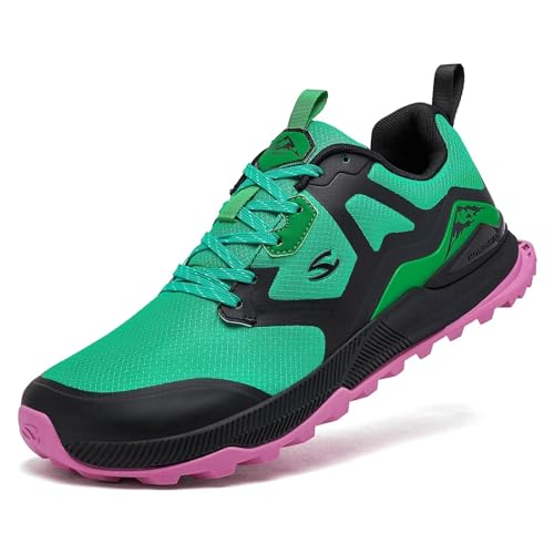 HOBIBEAR Herren Traillaufschuhe Mens Trail Running Shoes Lightweight Männer Wide Toe Fitnessschuhe Wanderschuhe Breathable Non-Slip Trekking Training Hiking Outdoor Casual Workout Runner HOBIBEAR Herren Traillaufschuhe Mens Trail Running Shoes Lightweight Männer Wide Toe Fitnessschuhe Wanderschuhe Breathable Non-Slip Trekking Training Hiking Outdoor Casual Workout Runner von HOBIBEAR