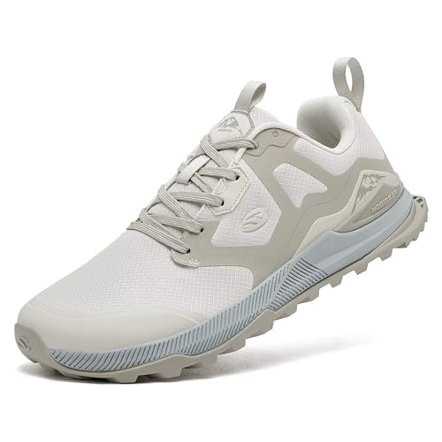 HOBIBEAR Herren Traillaufschuhe Mens Trail Running Shoes Lightweight Männer Wide Toe Fitnessschuhe Wanderschuhe Breathable Non-Slip Trekking Training Hiking Outdoor Casual Workout Runner von HOBIBEAR