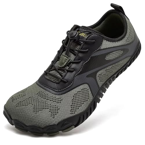 HOBIBEAR Herren Trailrunning Damen Barfußschuhe Minimalistische Schnell Trocknend Breite Zehenpartie Schuhe Nullsprengung Atmungsaktive Leichte Wanderschuhe Bequeme Lässige Freien von HOBIBEAR