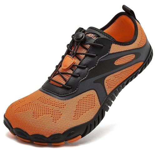 HOBIBEAR Herren Trailrunning Damen Barfußschuhe Minimalistische Schnell Trocknend Breite Zehenpartie Schuhe Nullsprengung Atmungsaktive Leichte Wanderschuhe Bequeme Lässige Freien von HOBIBEAR