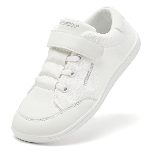 HOBIBEAR Kinder Barfußschuhe Breite Zehenbox Jungen Mädchen Minimalistische Outdoor Traillaufschuhe Walking Schuhe von HOBIBEAR