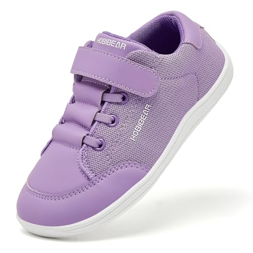 HOBIBEAR Kinder Barfußschuhe Breite Zehenbox Jungen Mädchen Minimalistische Outdoor Traillaufschuhe Walking Schuhe von HOBIBEAR