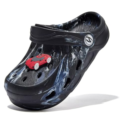 HOBIBEAR Unisex Kinder Classic Clogs Gartenschuhe Mädchen Jungen rutschfeste atmungsaktive Strand Sandalen von HOBIBEAR