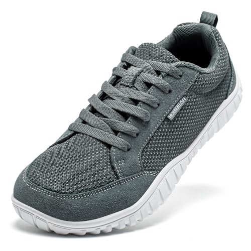 HOBIBEAR Damen Herren Breite Zehe Box Turnschuhe Zero Drop rutschfest Sport Barfuß Schuhe für Joggen Gehen HOBIBEAR Damen Herren Breite Zehe Box Turnschuhe Zero Drop rutschfest Sport Barfuß Schuhe für Joggen Gehen von HOBIBEAR