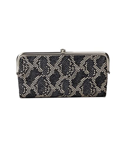 HOBO Lauren Clutch-Geldbörse – weiche Lederkonstruktion mit Kiss-Lock-Verschluss, Innentasche mit Reißverschluss und Kartenfächern, Pixel Exotic, Einheitsgröße von HOBO