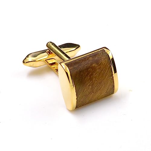 Manschettenknöpfe 2 Tigerauge Manschettenknöpfe Herren Hemd Accessoires Manschettenknöpfe von HOCAH