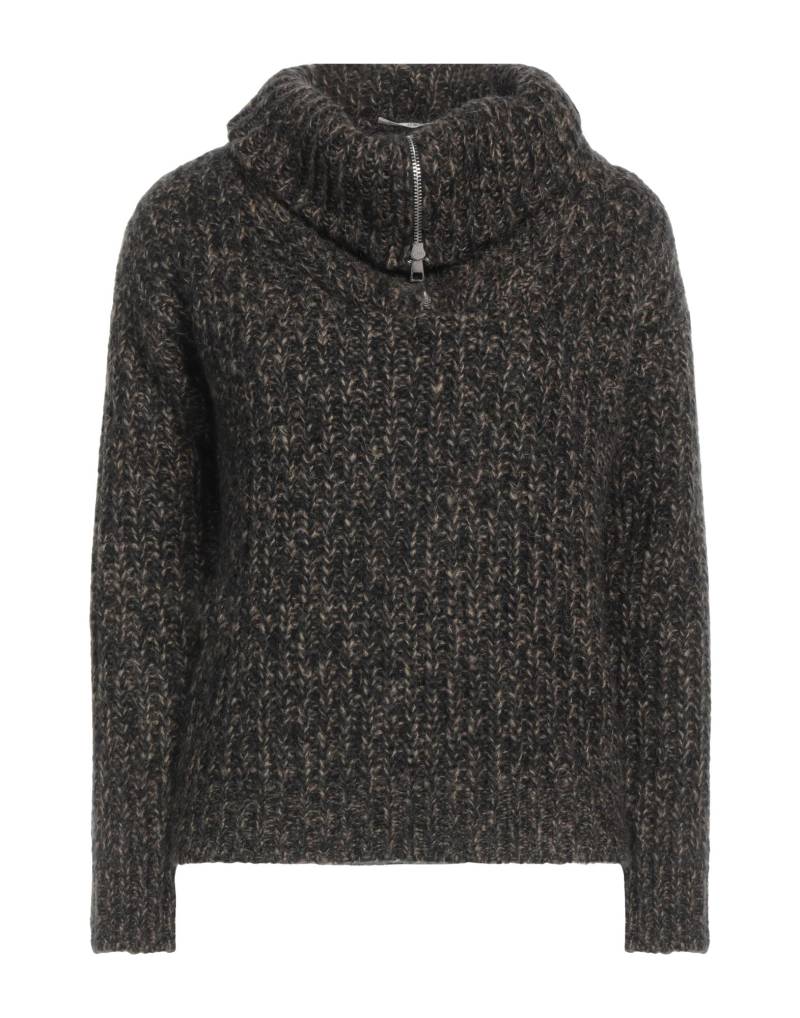 HOD Rollkragenpullover Damen Dunkelbraun von HOD