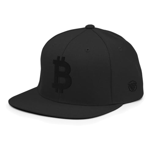 HODL Bitcoin Snapback-Cap mit schwarzem 3D Bitcoin Stick | Stylische Cap für Krypto-Enthusiasten | Verstellbare Passform Schwarz HODL Bitcoin Snapback-Cap mit schwarzem 3D Bitcoin Stick | Stylische Cap für Krypto-Enthusiasten | Verstellbare Passform Schwarz von HODL