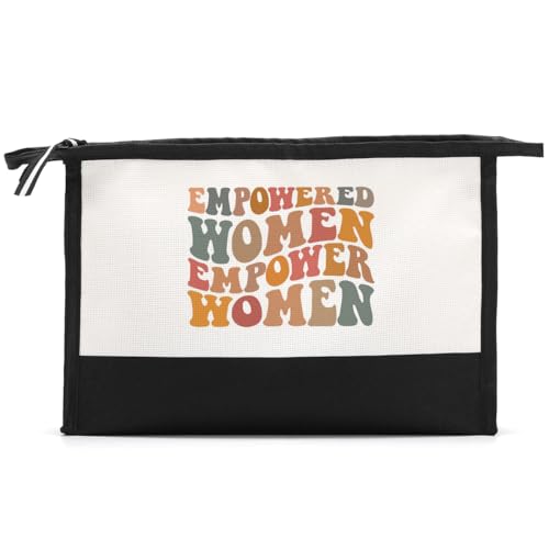 HODREU Geschenke für Mama, Make-up-Tasche, beste Mama, Geschenk für werdende Mütter, Geburtstag, Weihnachten, für Frauen, EmpowerWomen2, 11" wide x 7" high x 2.1" deep von HODREU