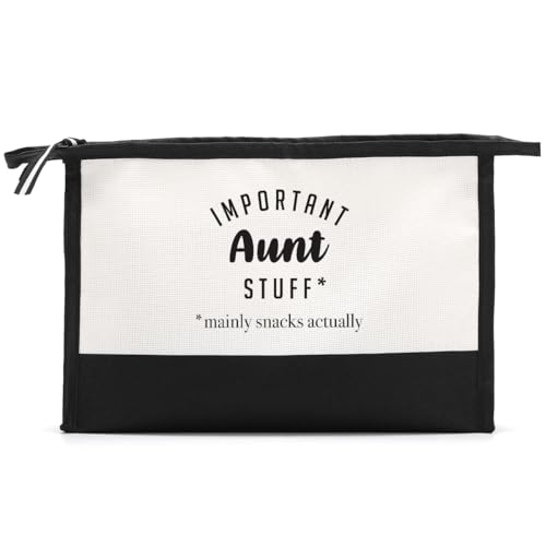 HODREU Tante Geschenke Make-up-Tasche Tante Geburtstagsgeschenk Beste Tante Ever Geschenke Tante Geschenkideen für Weihnachten Dankeschön Wertschätzung Ruhestand Geschenke für Frauen Tante Neue Tante von HODREU