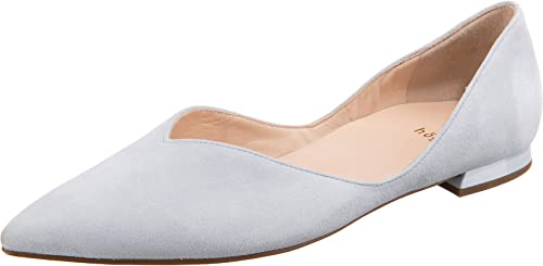 Högl Damen Basic Ballerinas, Azur, 34.5 EU X-Weit von HÖGL