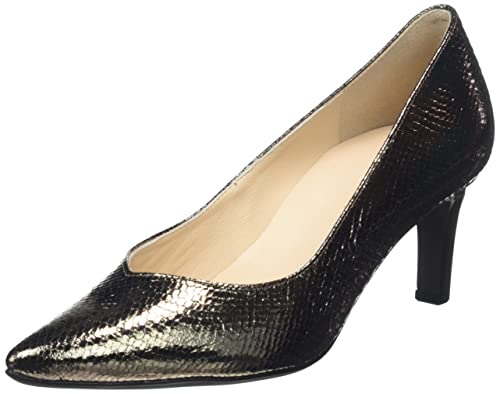 Högl Damen Boulevard 60 Pumps, Gun, 41 EU X-Weit von HÖGL