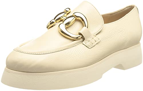 Högl Damen FRED Penny Loafer, Skin, 37 EU X-Weit von HÖGL