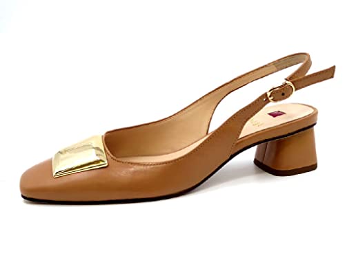 Högl Damen IRIS Pumps, Lighttoffee, 35 EU X-Weit von HÖGL