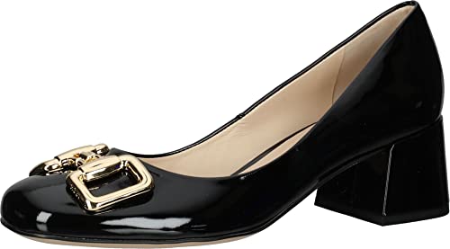 Högl Damen Juliette Pumps, Schwarz, 37.5 EU X-Weit von HÖGL