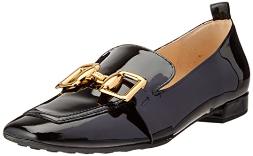 Högl Damen Kate Penny Loafer, Schwarz, 36 EU X-Weit von HÖGL