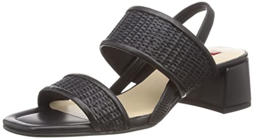 Högl Damen Ravenna Sandaletten, Schwarz, 34.5 EU X-Weit von HÖGL