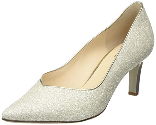 Högl Damen Tiara Pumps, Platin, 40 EU X-Weit von HÖGL