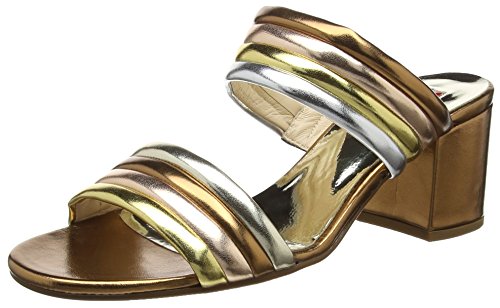 Högl Damen 3-10 5559 9970 Pantoletten, Braun (multi/bronce9970), 41.5 EU von HÖGL