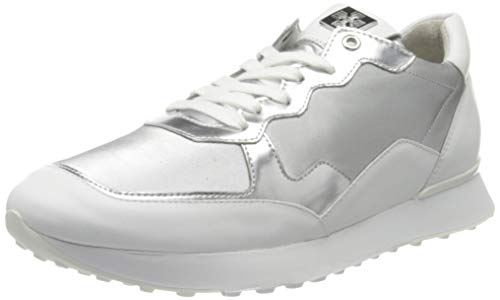 Högl Damen ATHLETIC Sneaker, Mehrfarbig (Weiss/Silber 0276), 42 EU von HÖGL
