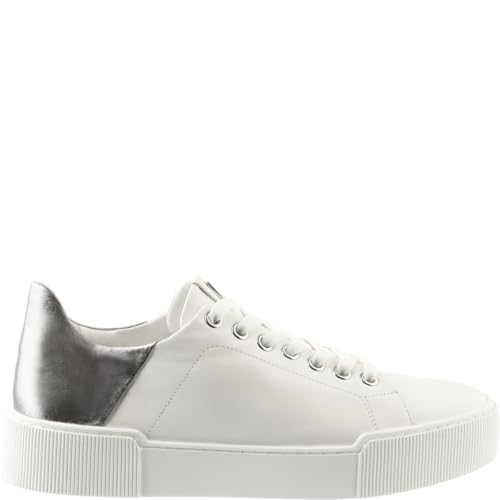 Högl Damen Blade Sneaker, Weiss darksilver, 37.5 EU X-Weit von HÖGL